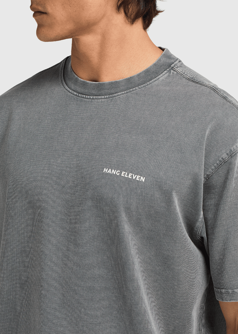Washed Essential Tee - Anthracite