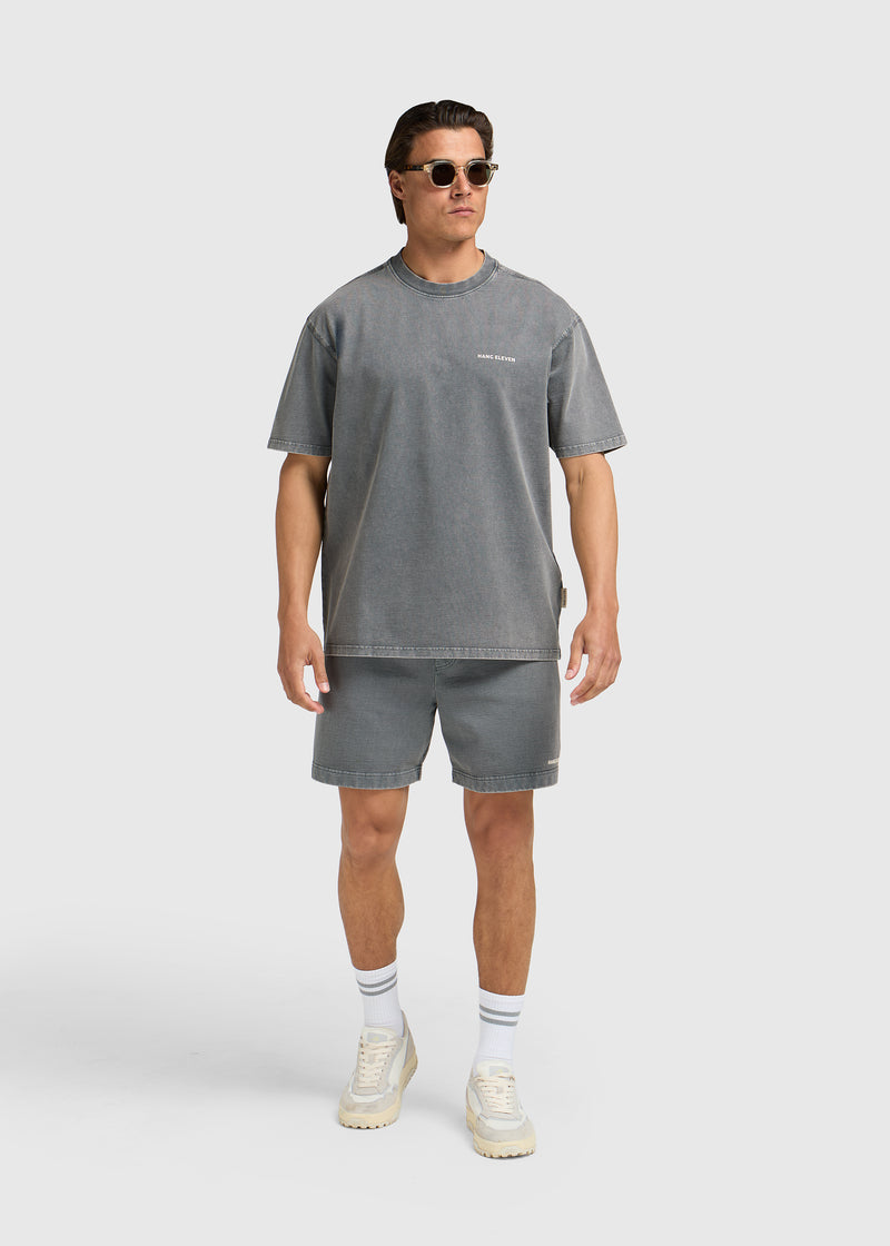 Washed Essential Tee - Anthracite