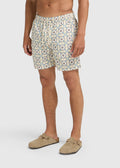 House Of Tiles Swim Short - Sand