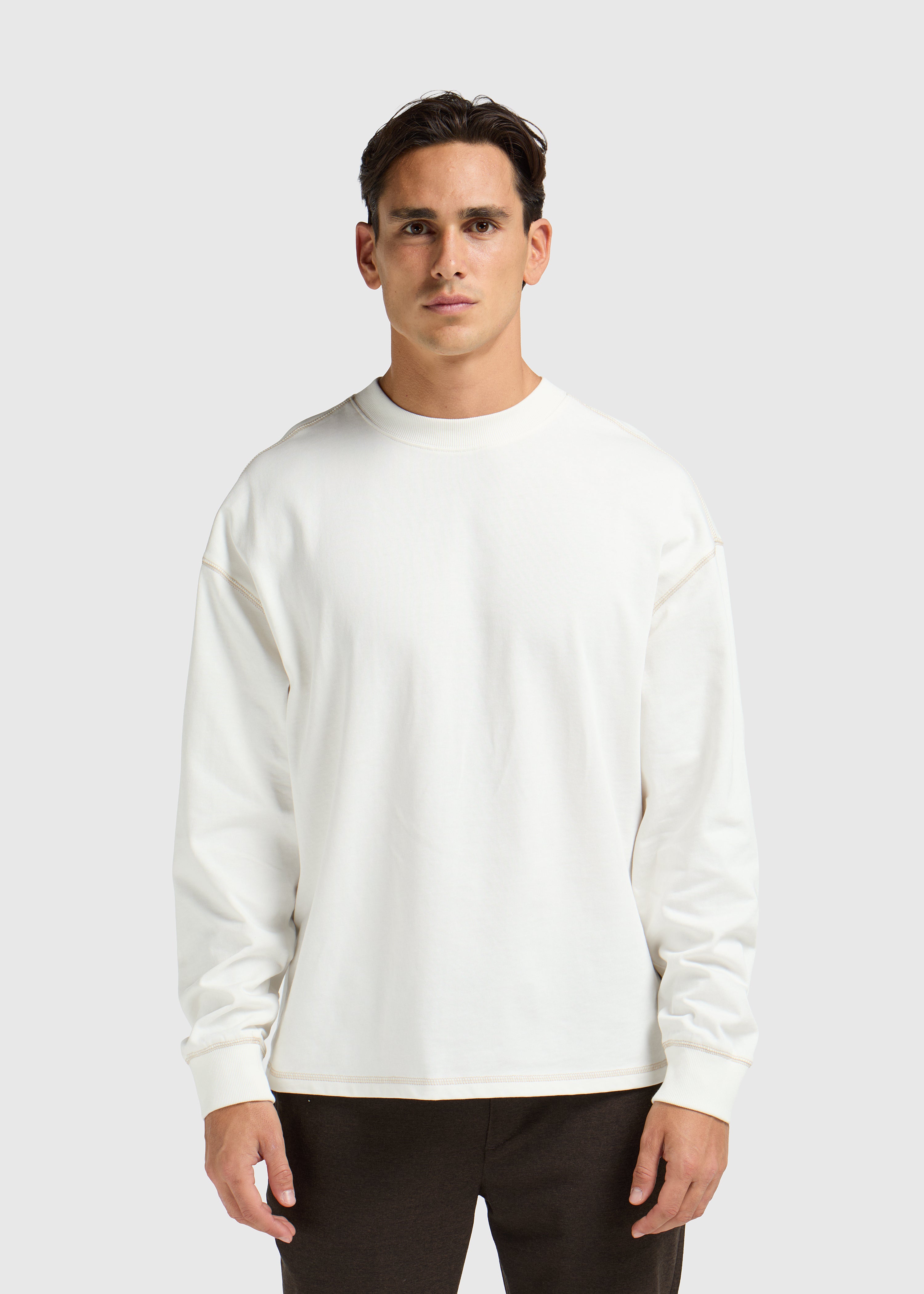 Contrast Longsleeve - Off White