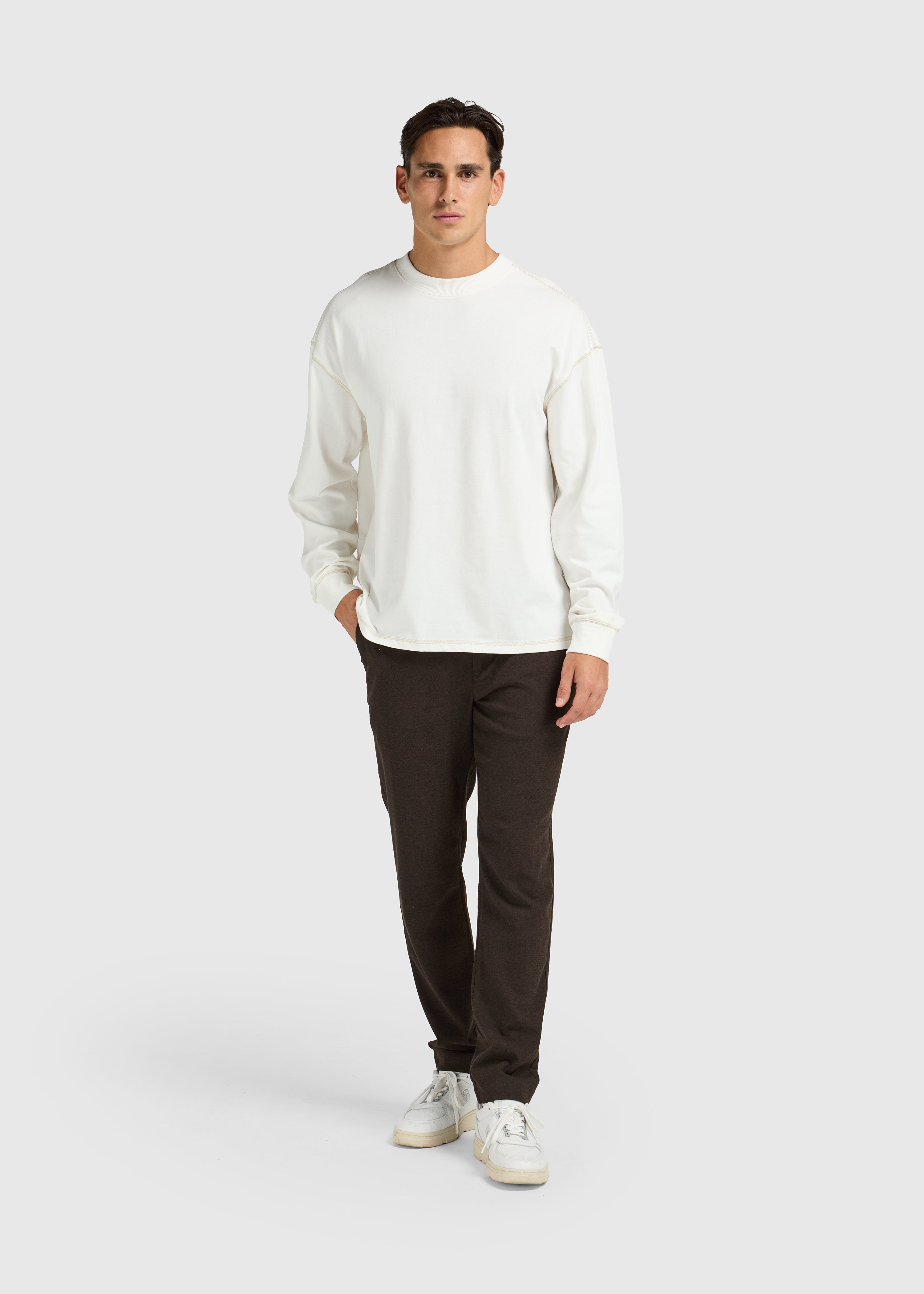 Contrast Longsleeve - Off White