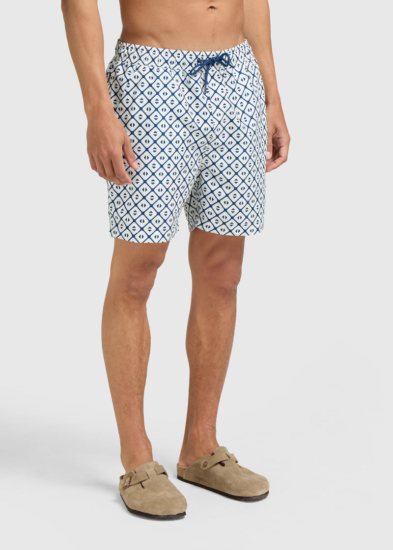 Diamond Swim Short- Navy Blue