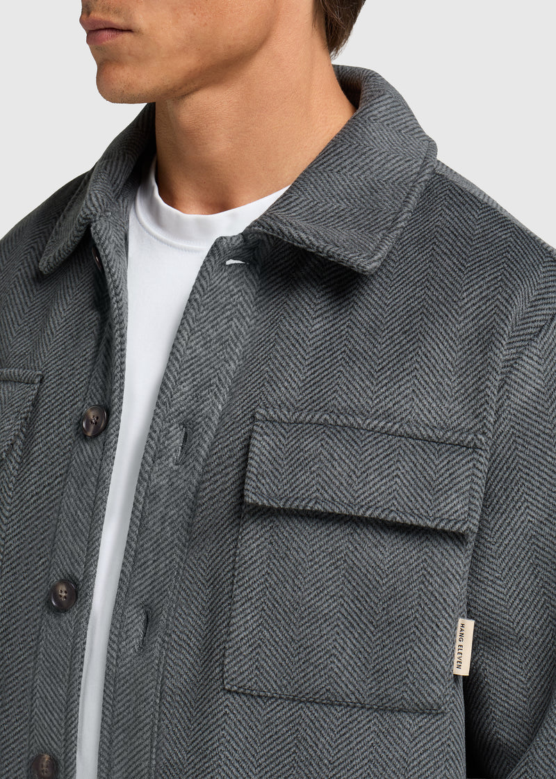 Herringbone Jacket - Antra Melange