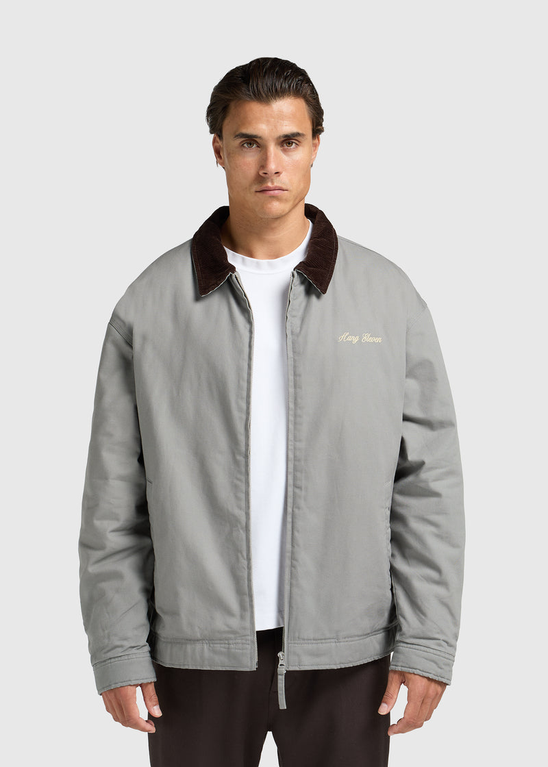 Premium Arbeiterjacke - Gewaschenes Grau