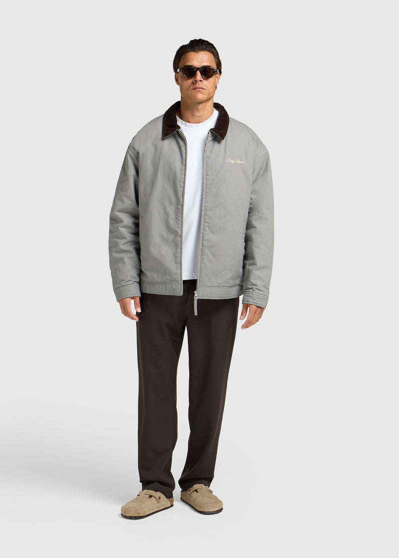 Premium Arbeiterjacke - Gewaschenes Grau