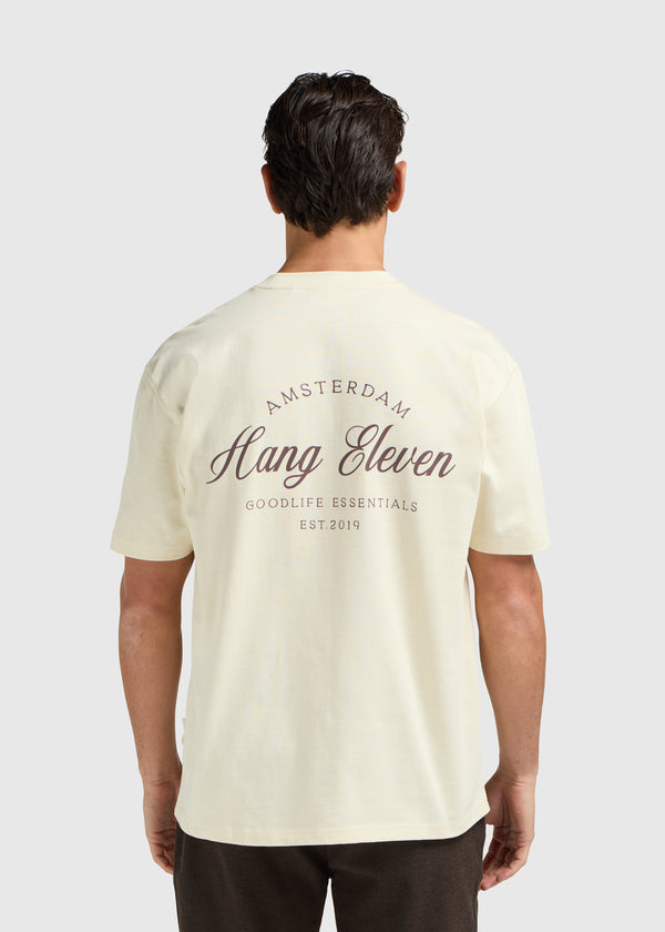 Refined Tee - White Sand