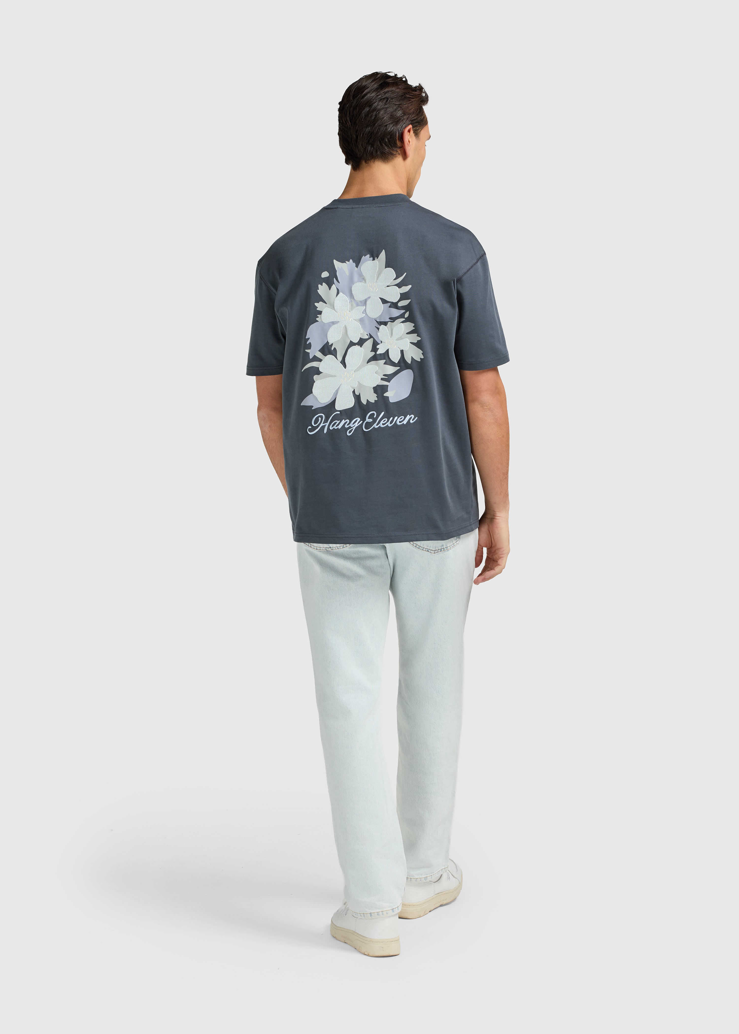 T-shirt Blossom - Bleu ombré