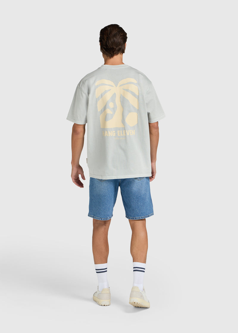 Washed Sunburn tee - Light Blue