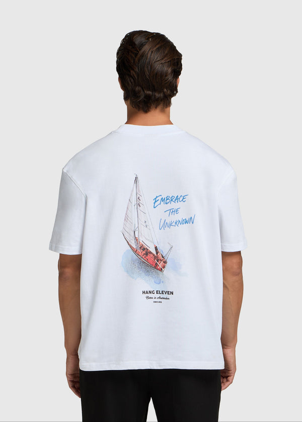 Le Voyage Tee - White