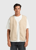 Premium Teddyweste – Sand