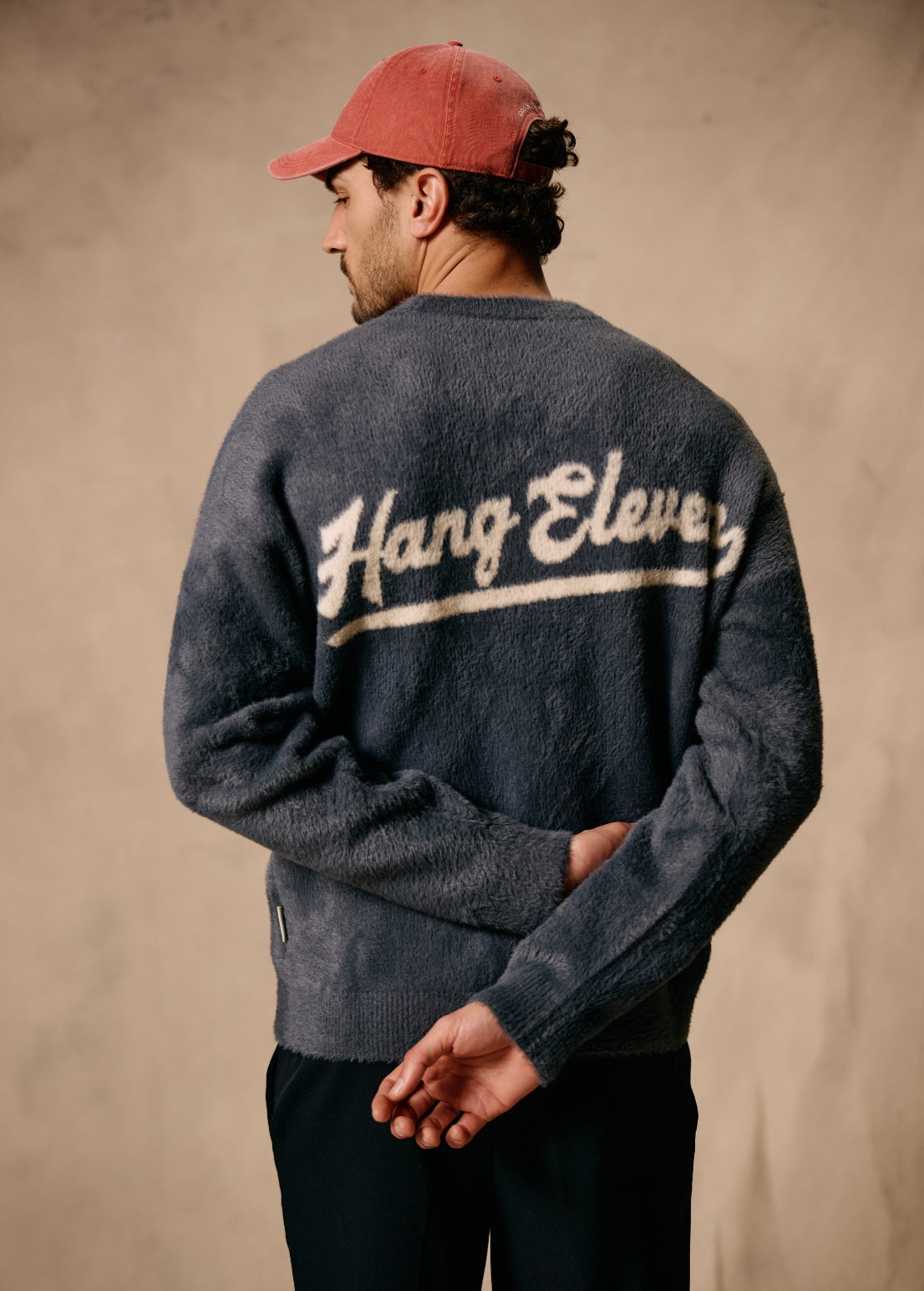 Hairy Brand Crewneck - Navy