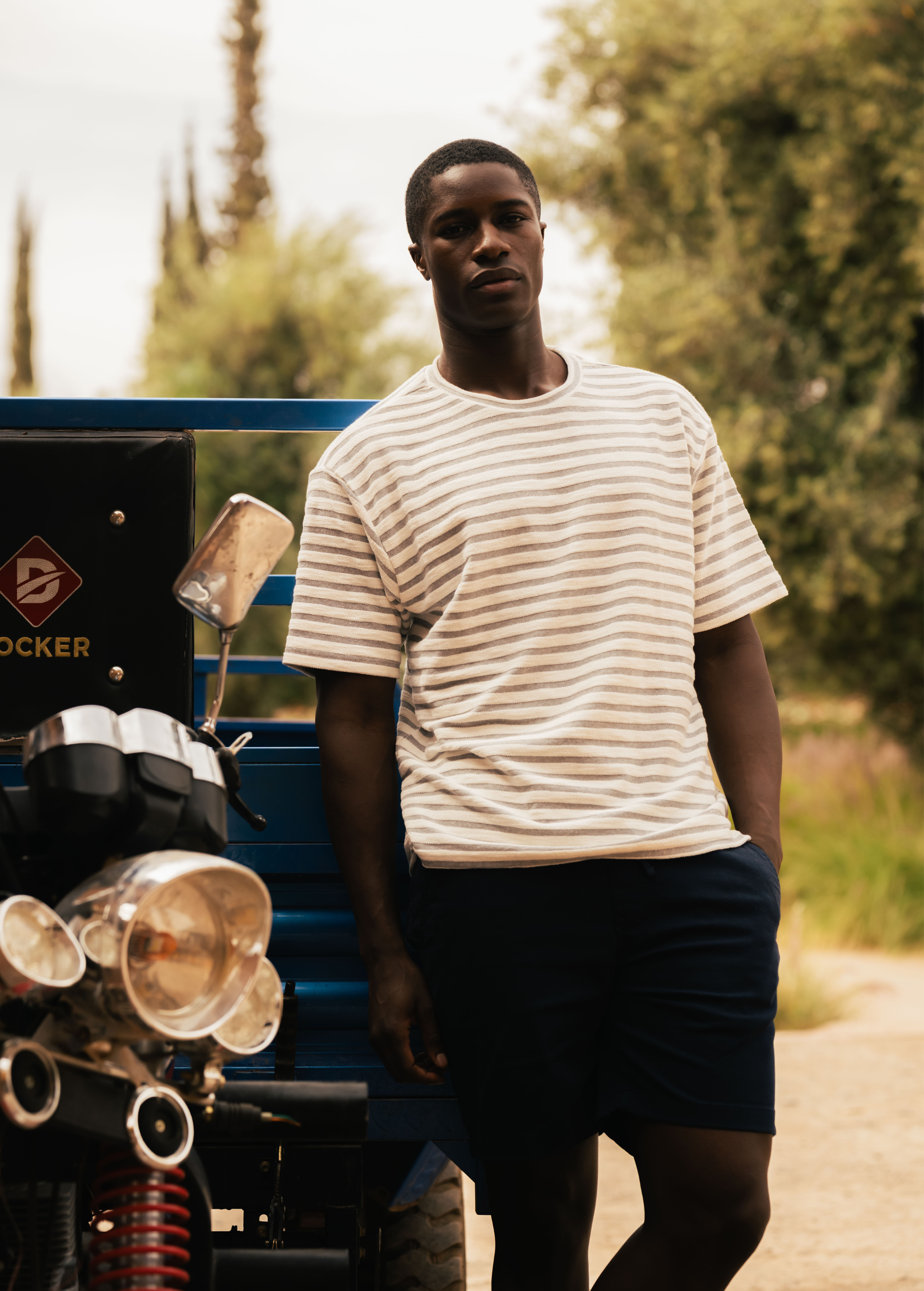 Stripe Tee - Off White