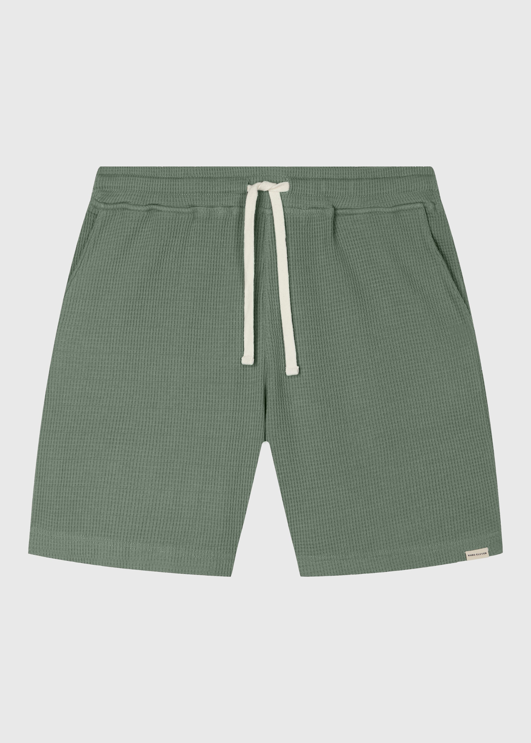 Waffle Short- Dark Sage Green