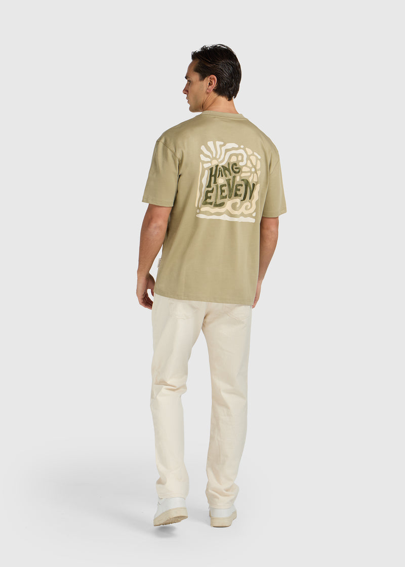 Wild Botanics Tee - Slate Green