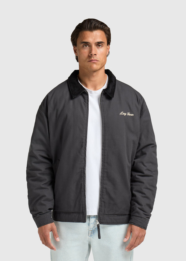 Premium Worker Jacket - Midnight Black