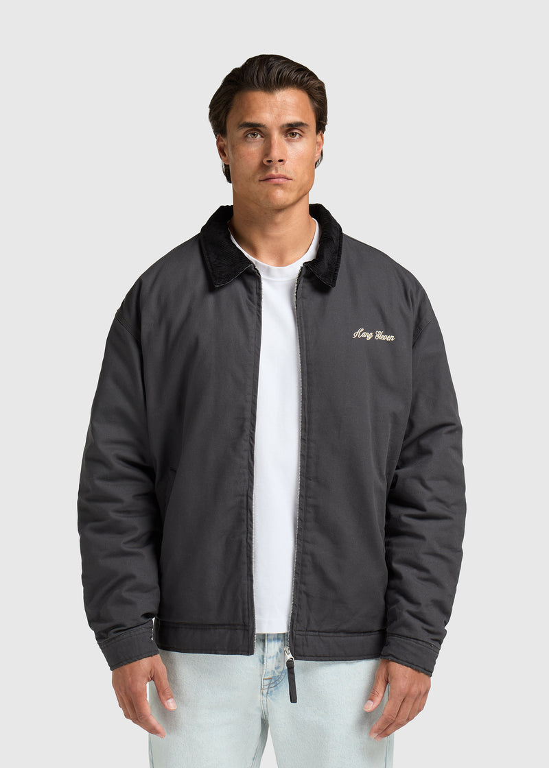 Premium Arbeitsjacke – Mitternachtsschwarz