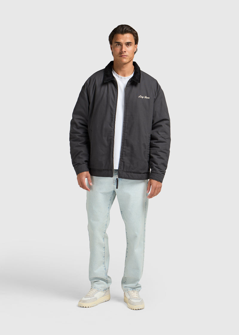 Premium Arbeitsjacke – Mitternachtsschwarz