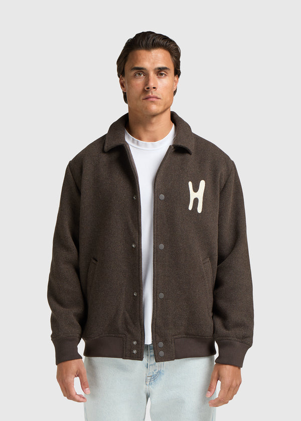 Veste universitaire marron