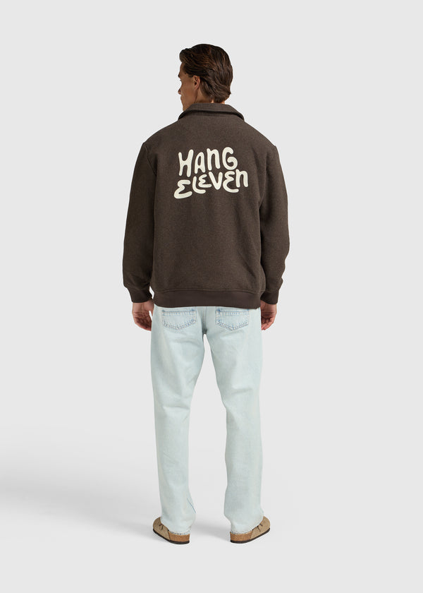 Veste universitaire marron