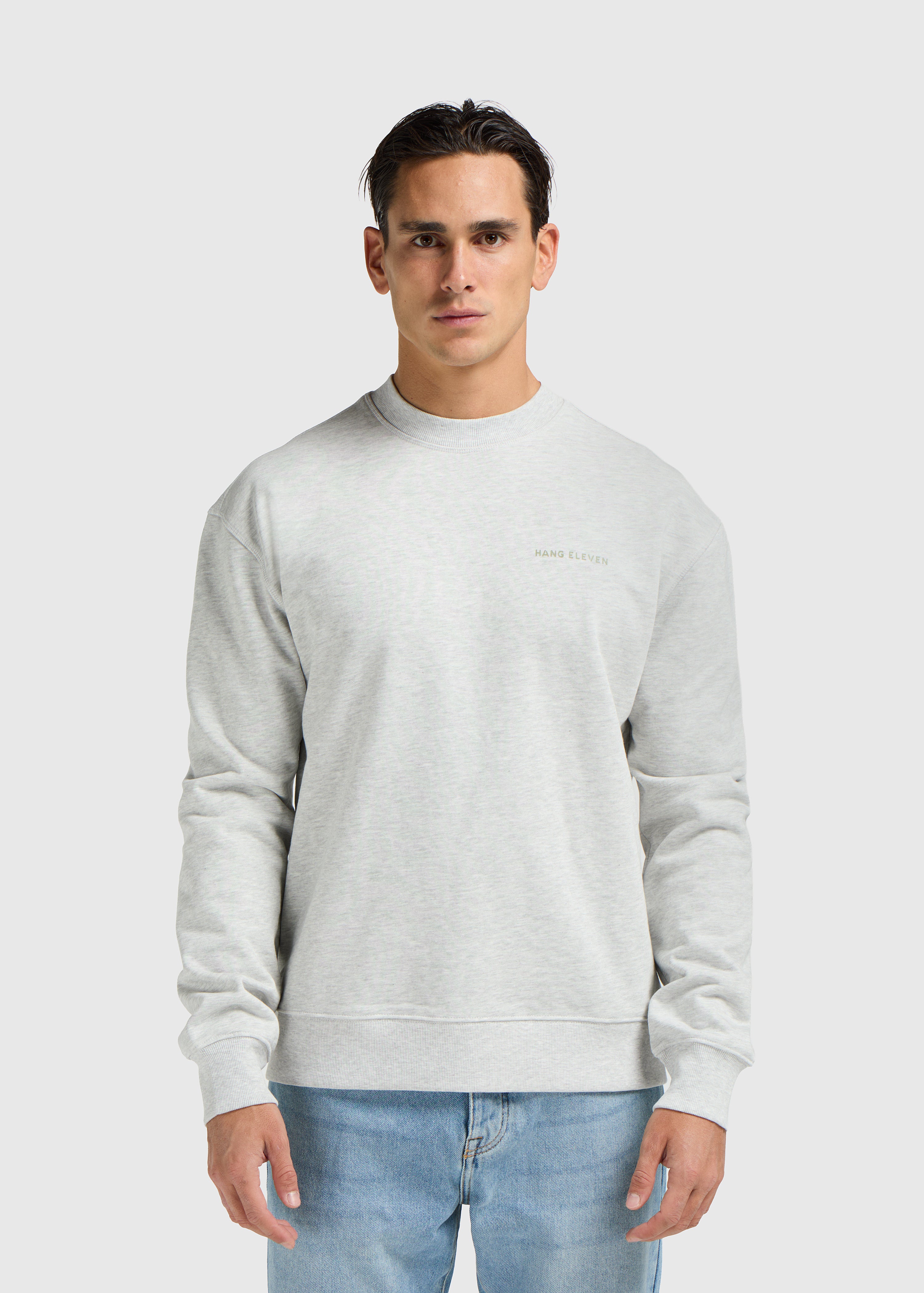 Wild Botanics Crewneck - Grey Melee
