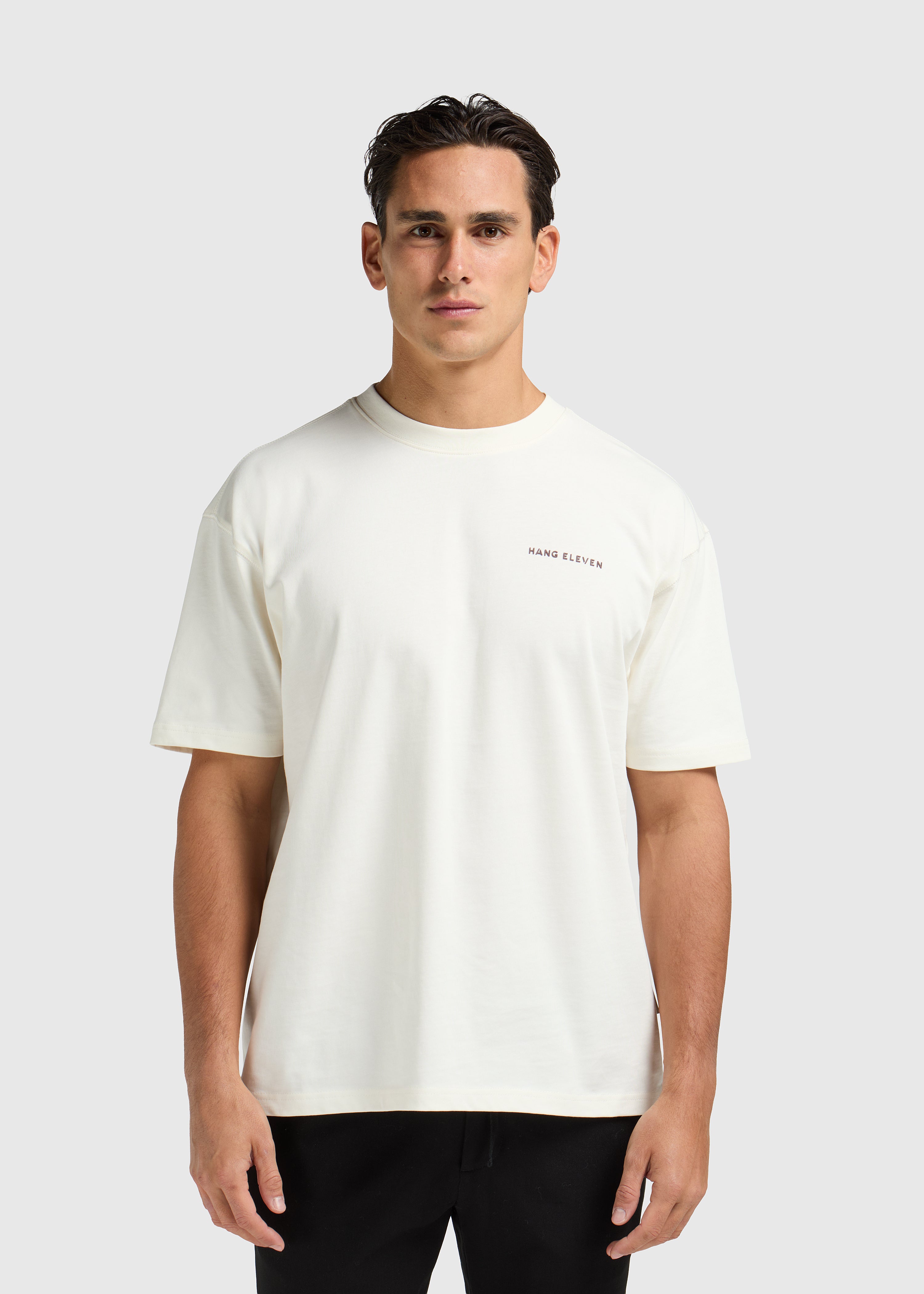 Floral Tee - White Sand