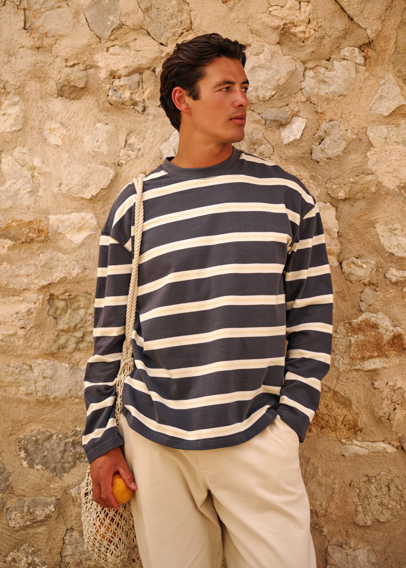 Stripe Longsleeve - Ombre Blue