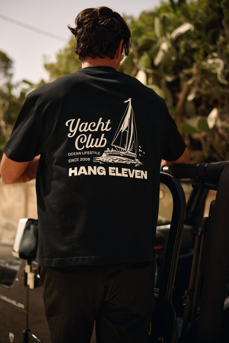 Yacht Club T-Shirt – Off Black
