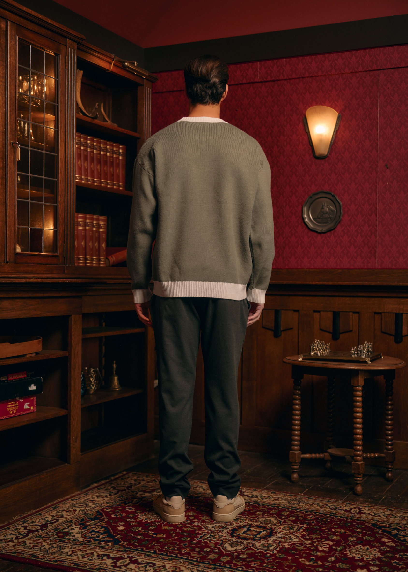 Contrast Knit - Green