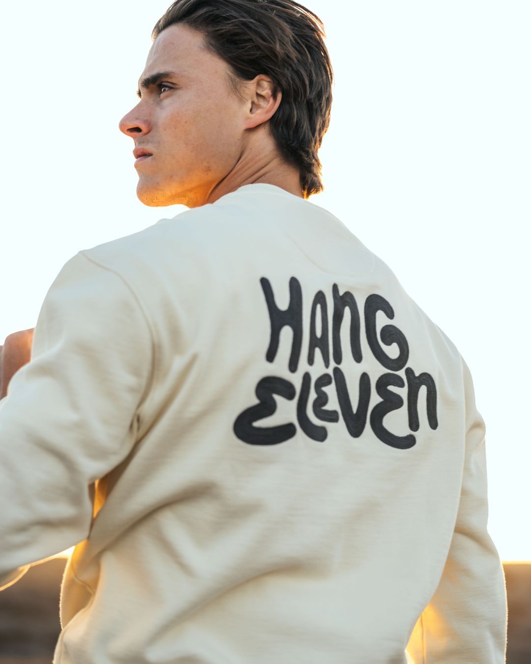 Brand Crewneck - Sand