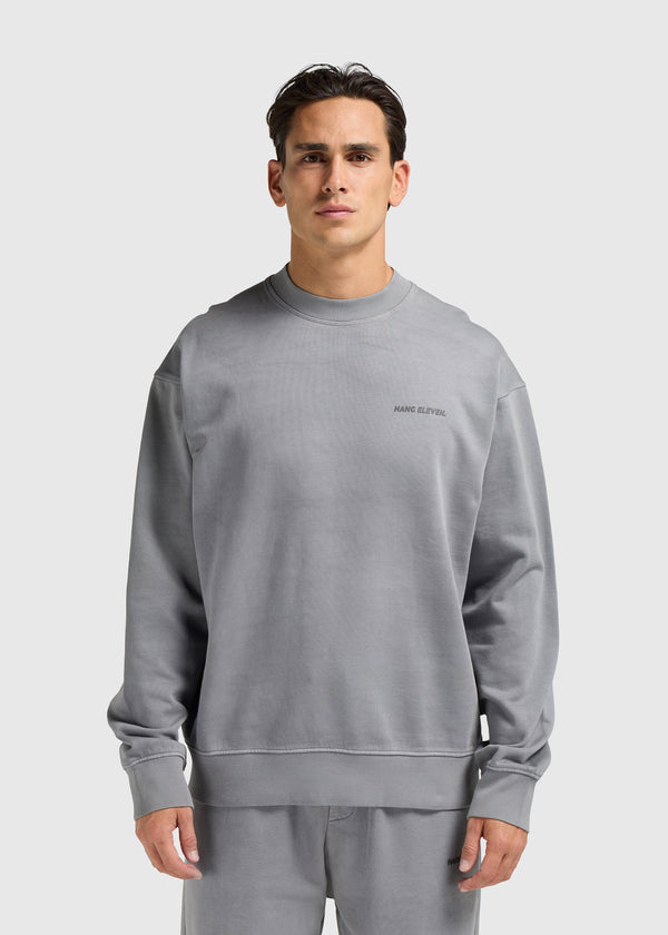 Premium Blanks Crewneck - Washed Grey