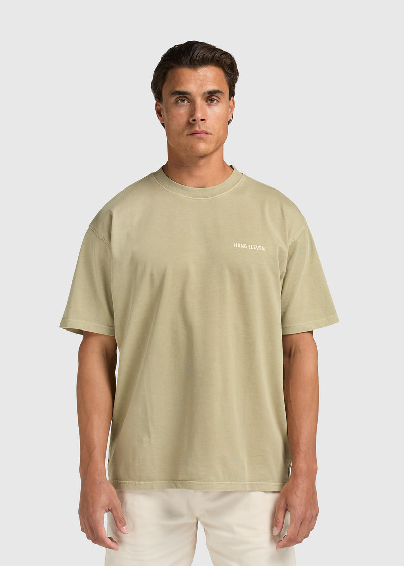 Off Grid T-Shirt – Washed Schiefergrün