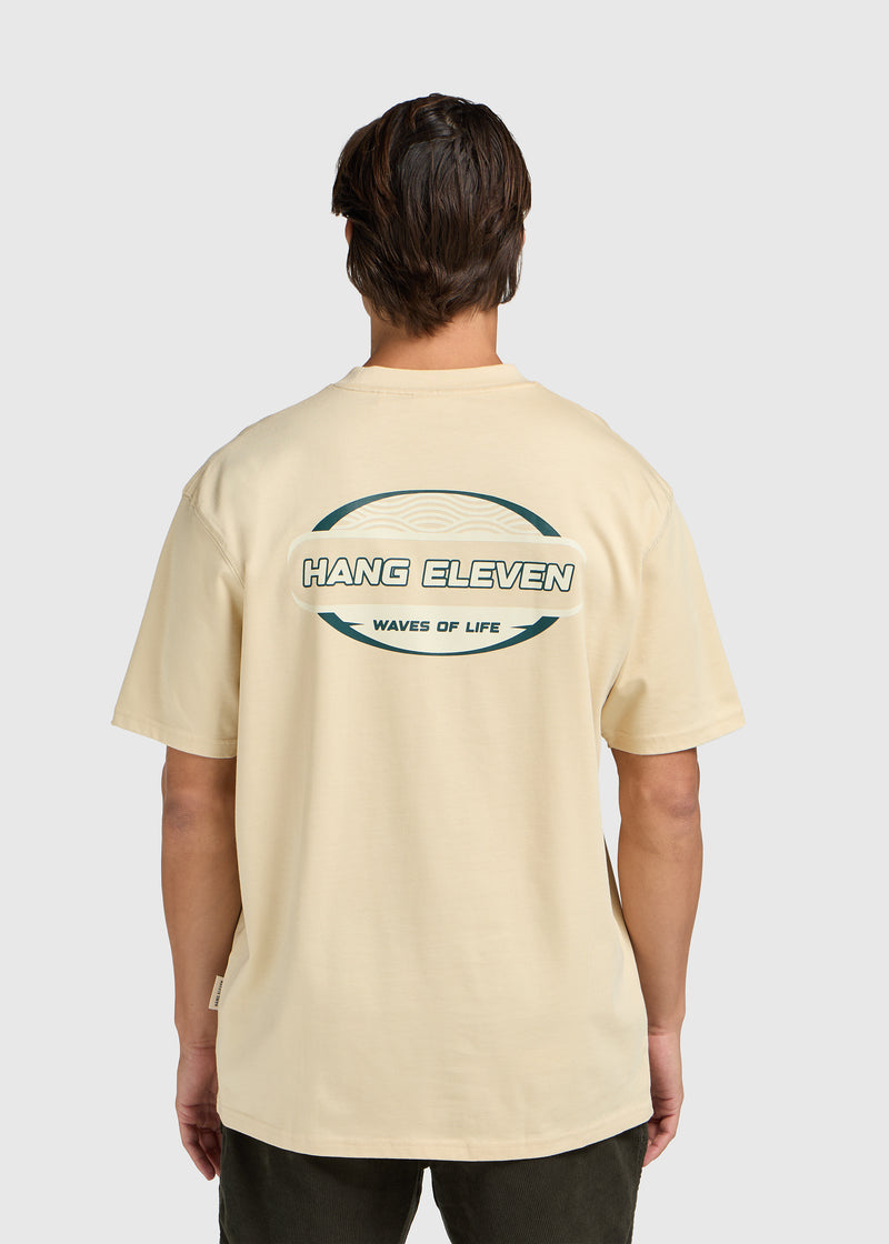 Retro-T-Shirt – Sand