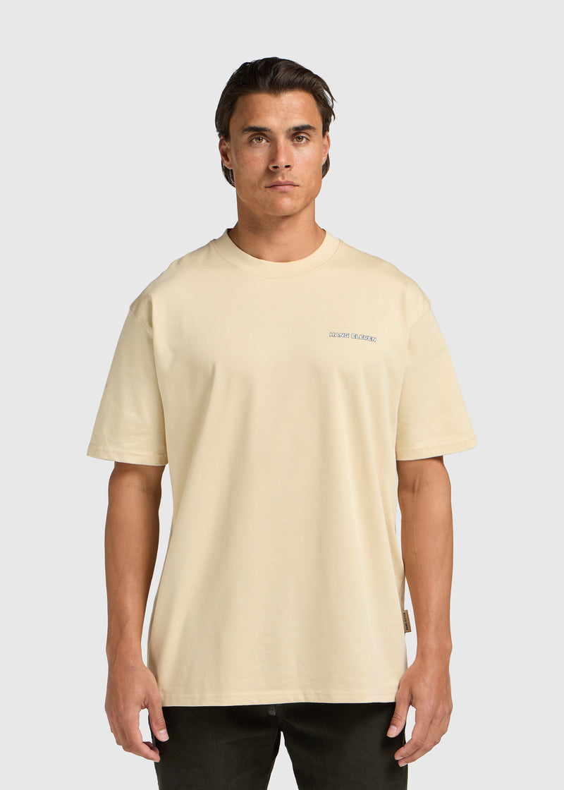 Retro-T-Shirt – Sand
