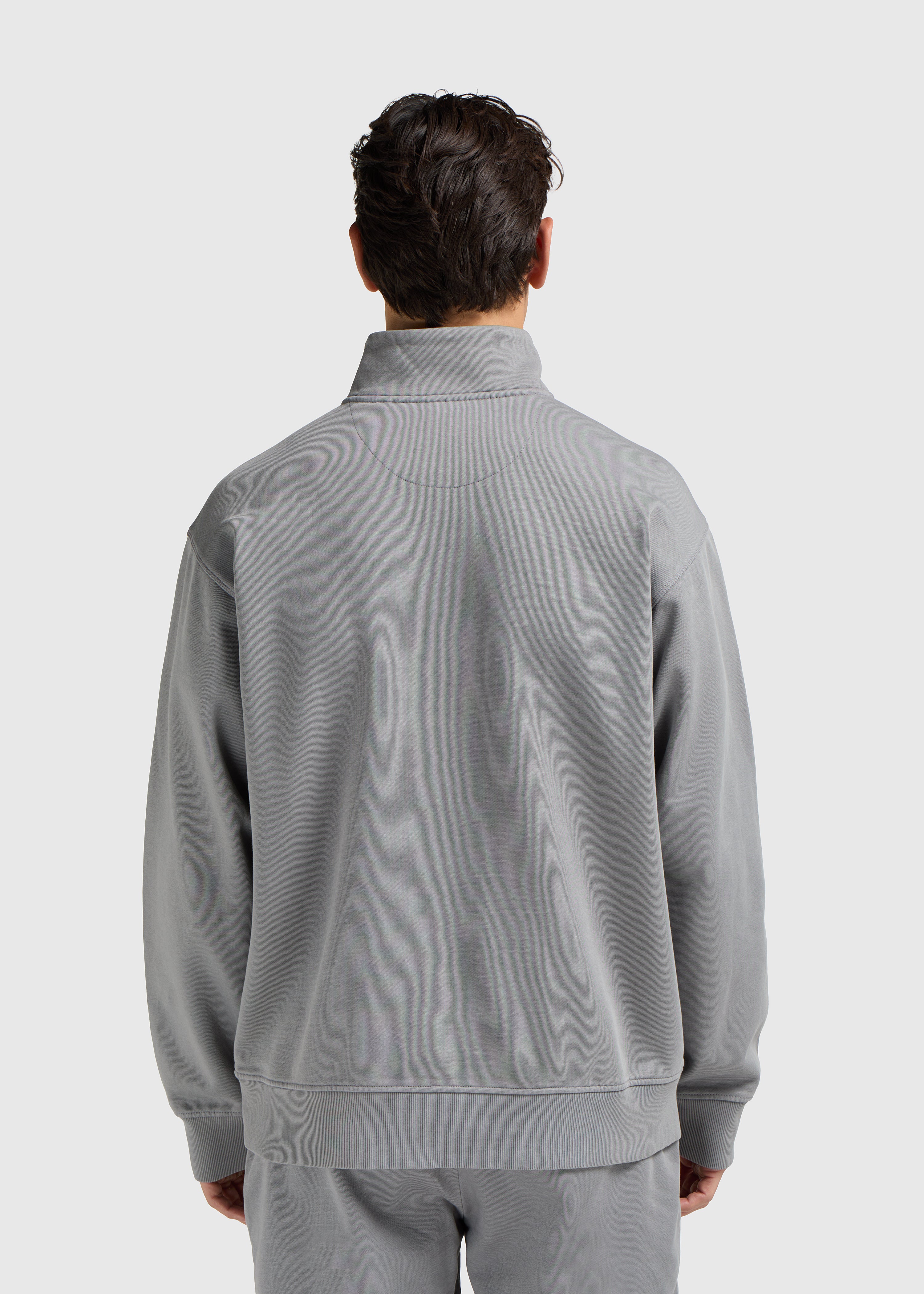 Premium Blanks Half Zip - Washed Grey