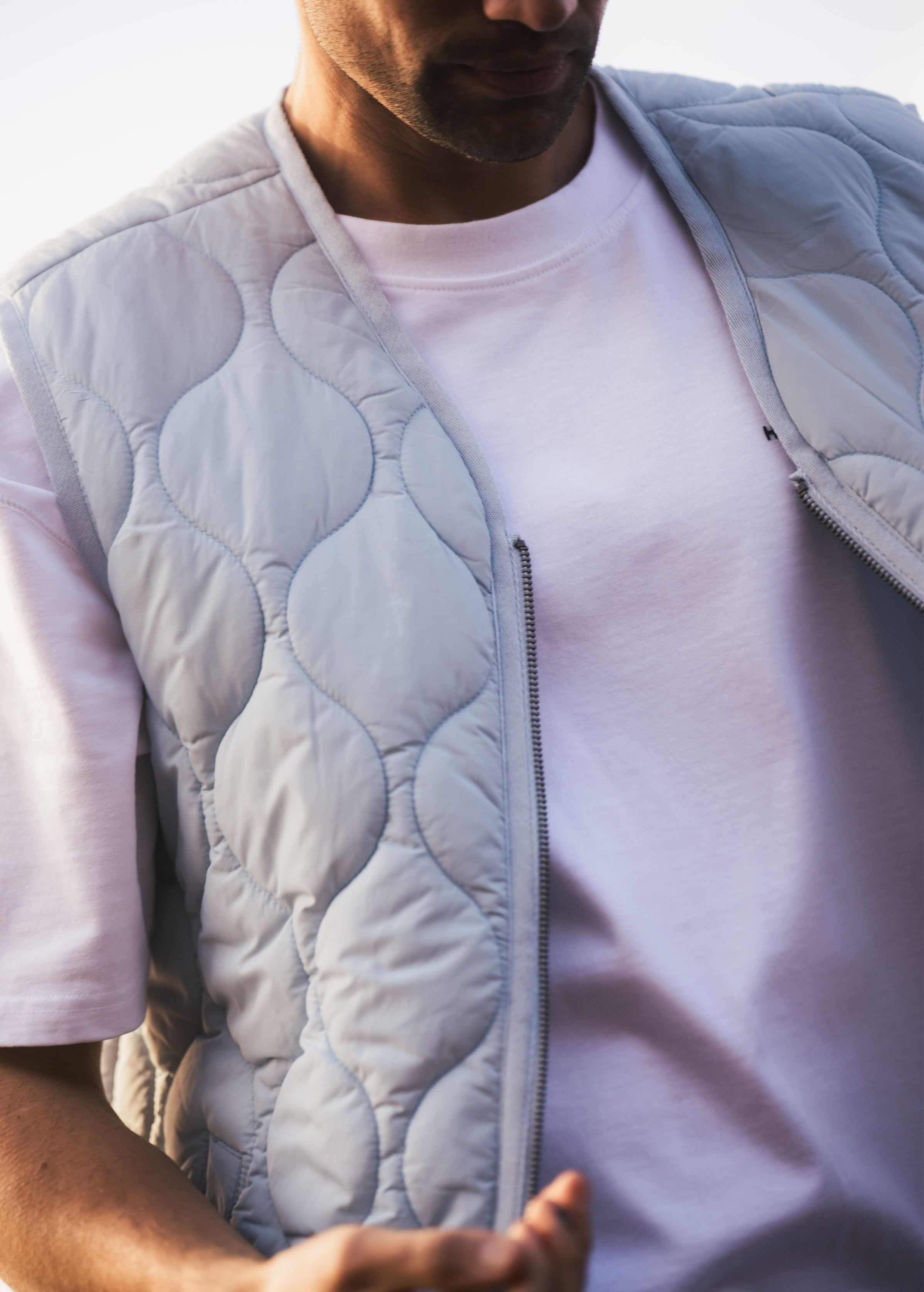 The Premium Vest - Light Blue