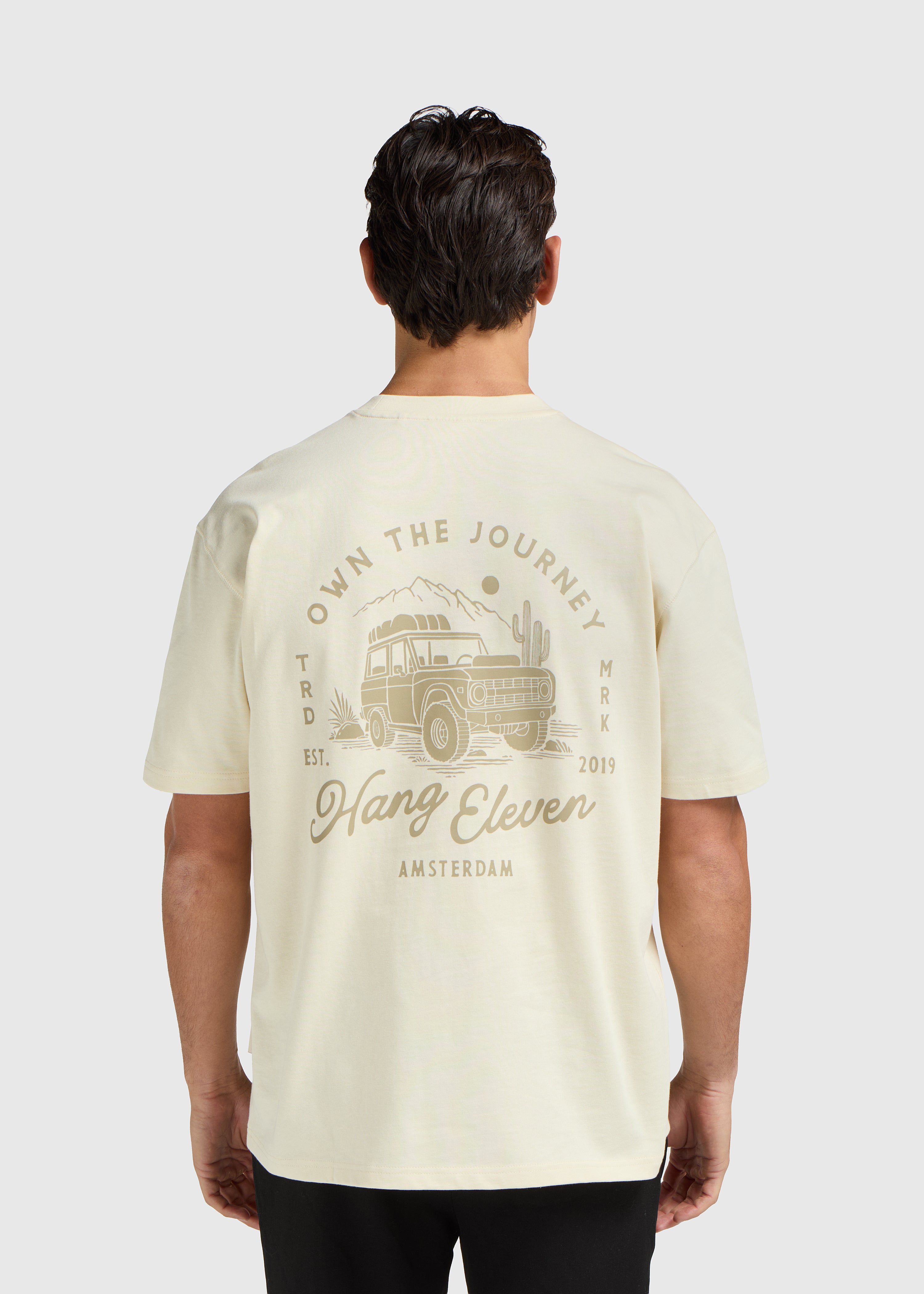 Journey Tee - White Sand