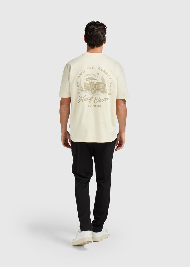 Journey Tee - White Sand