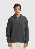 Riva Waffle Polo - Anthracite