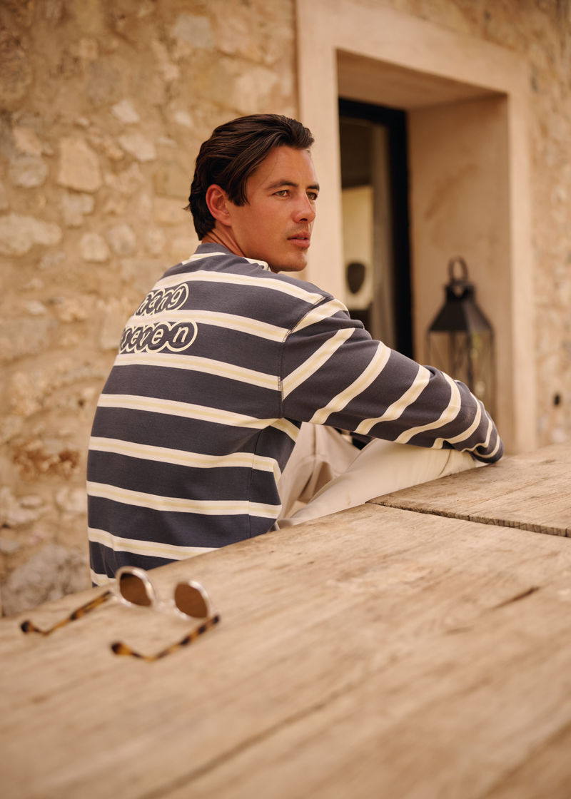 Stripe Longsleeve - Ombre Blue