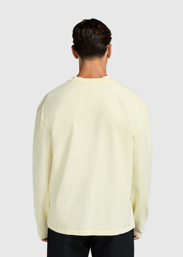 Vintage Washed Longsleeve - Yellow