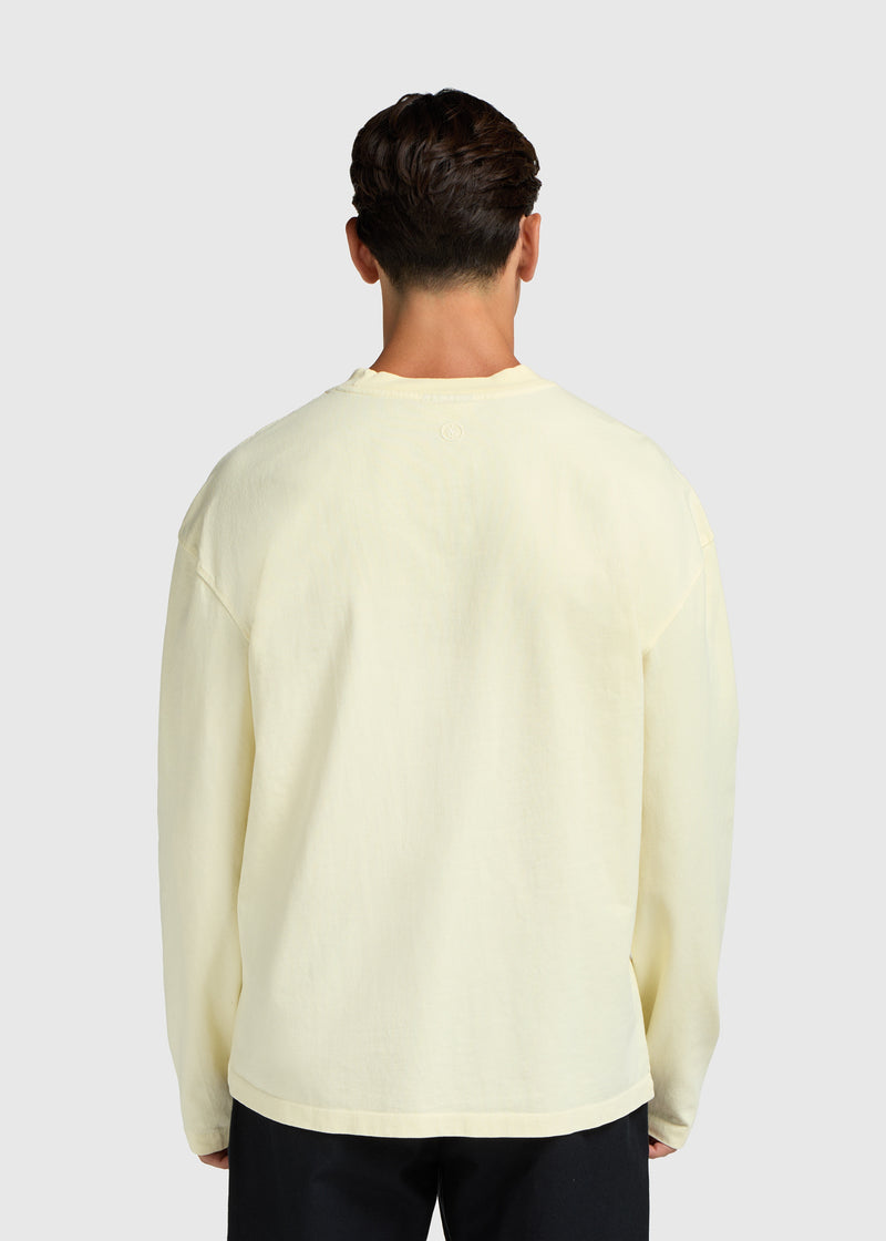 Vintage Washed Longsleeve - Yellow