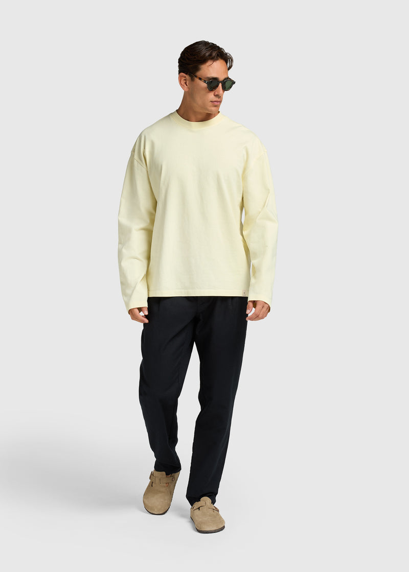 Vintage Washed Longsleeve - Yellow