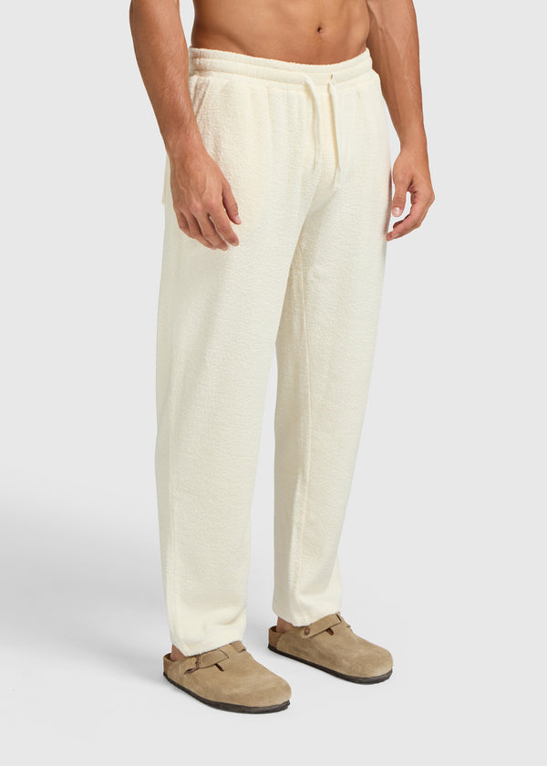Toweling Bouclé Pants - Off White