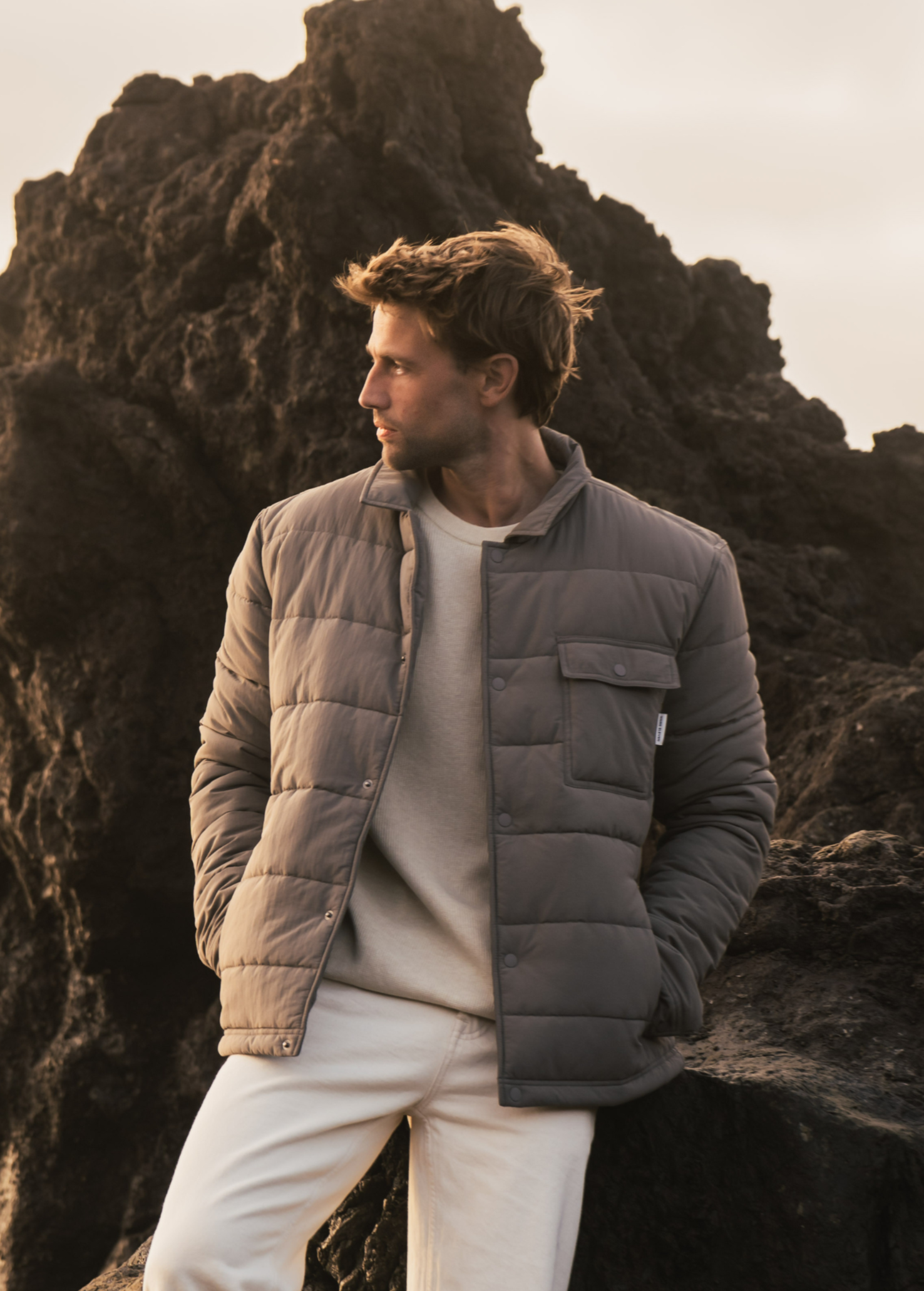 Veste de coach - Anthracite
