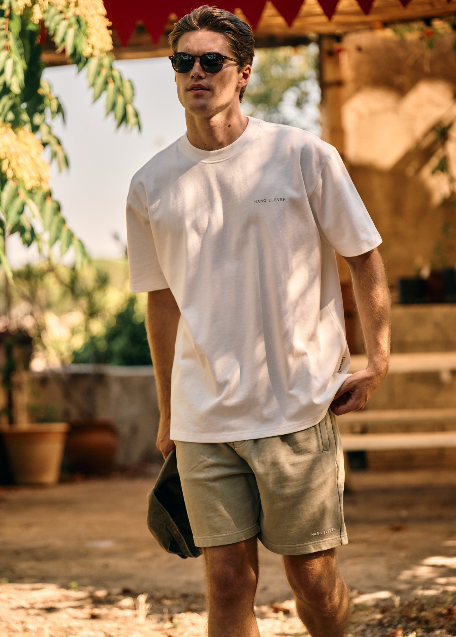 Olive Tee - Off White
