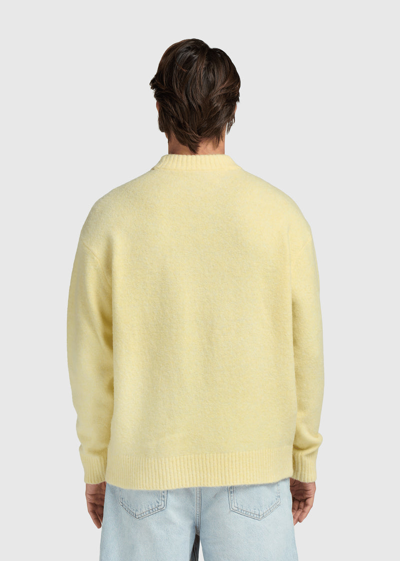 Soft Knit Crewneck - Butter Yellow