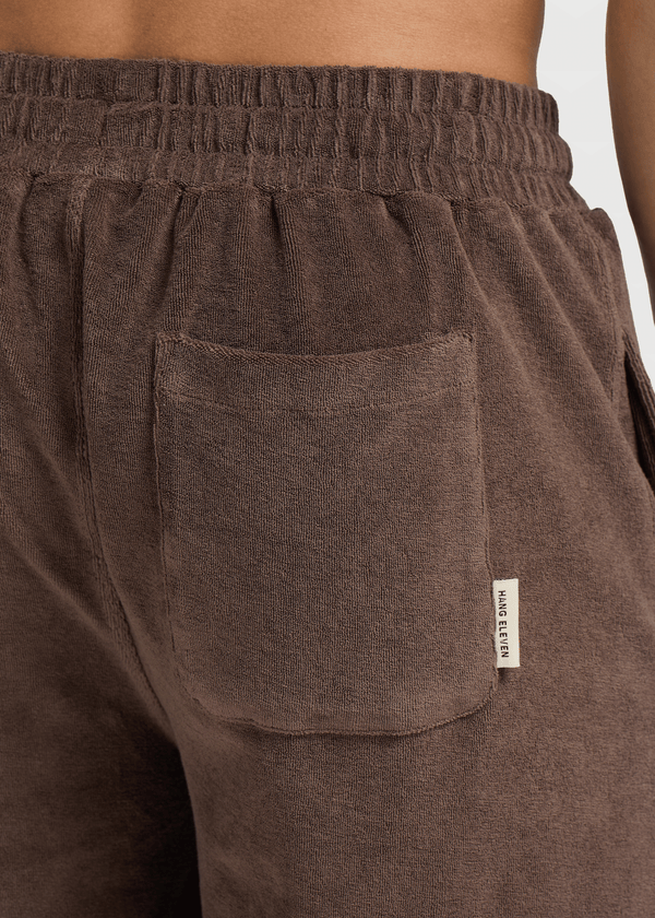 Toweling Short - Espresso