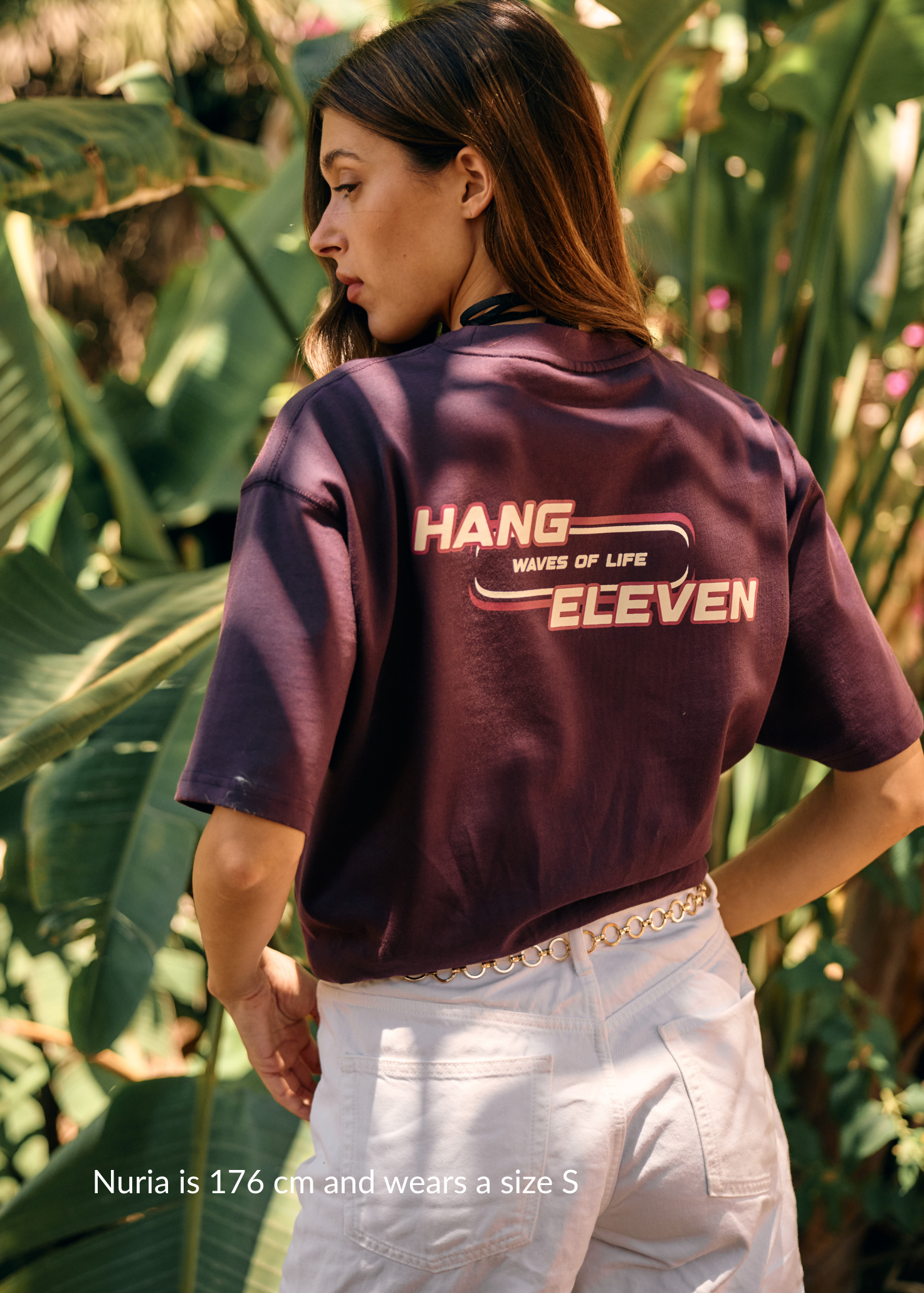 Washed Waves Of Life Tee - Purple