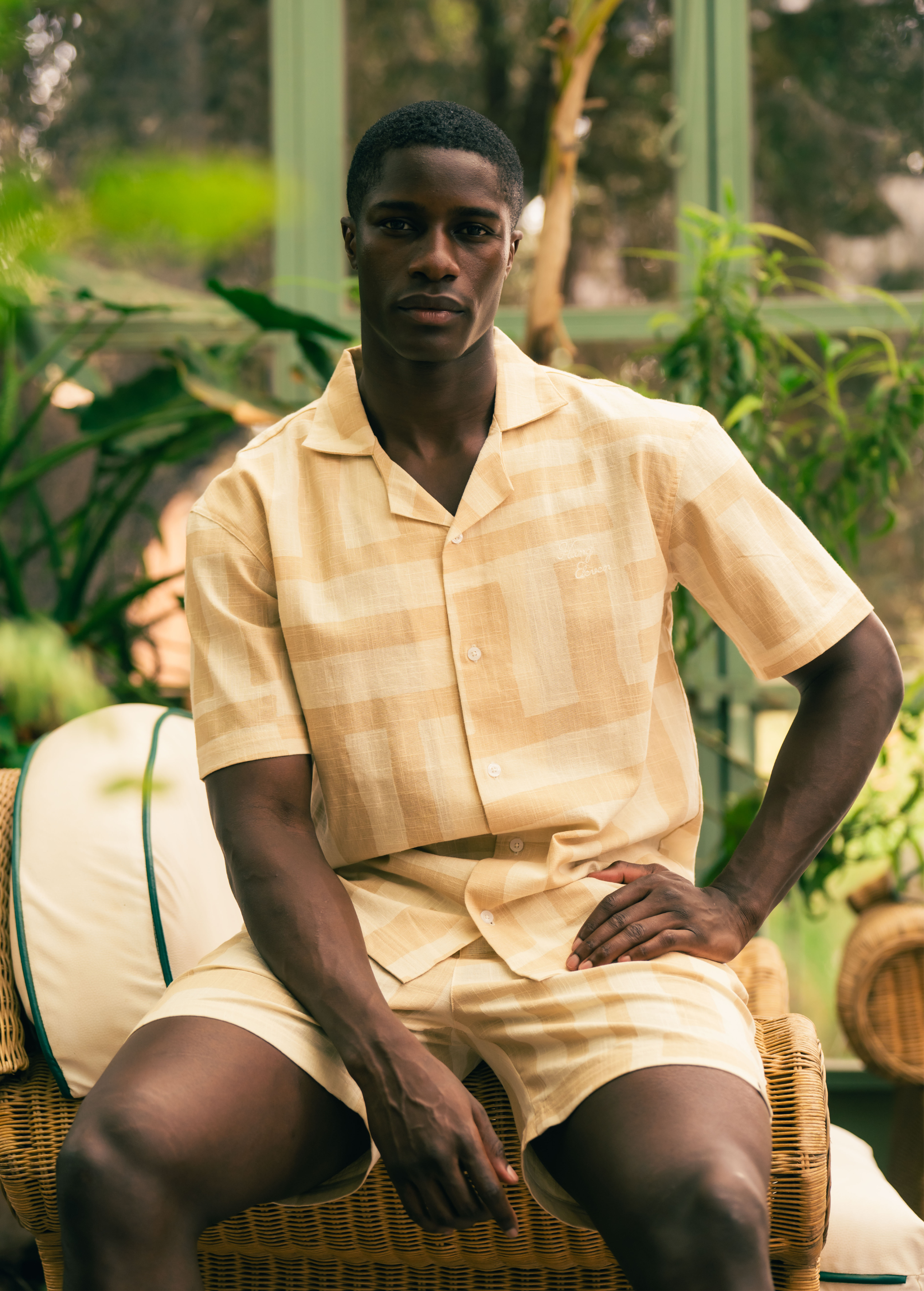 Stripe Slub Shirt - Sand