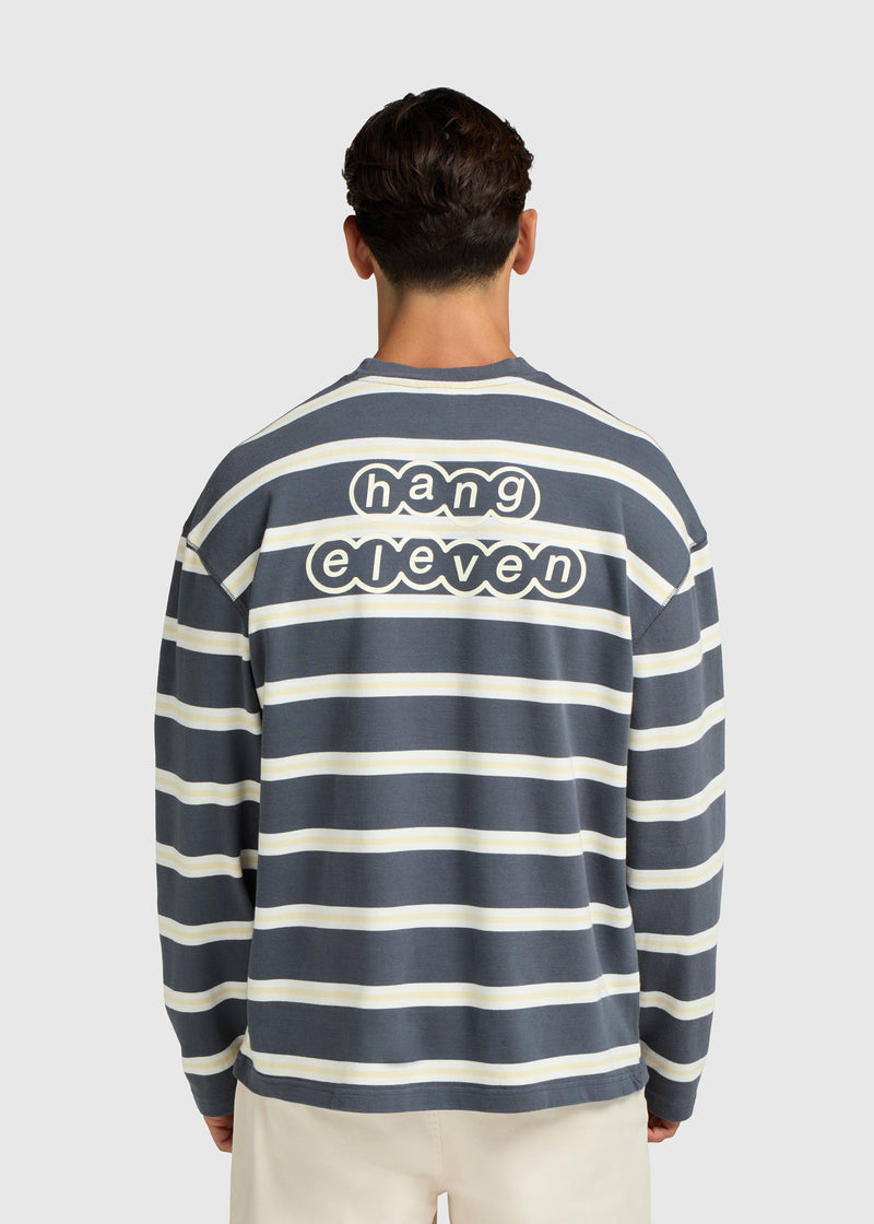 Stripe Longsleeve - Ombre Blue